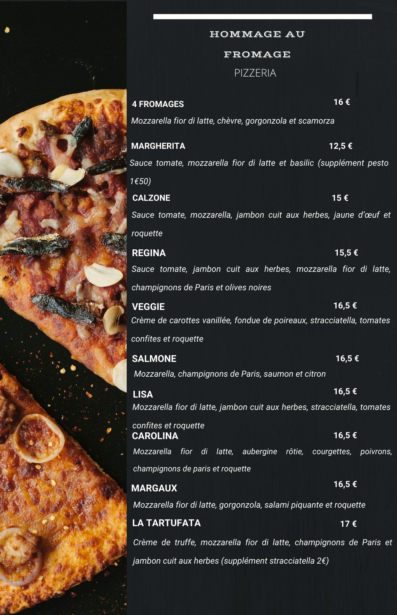 Pizza gourmande