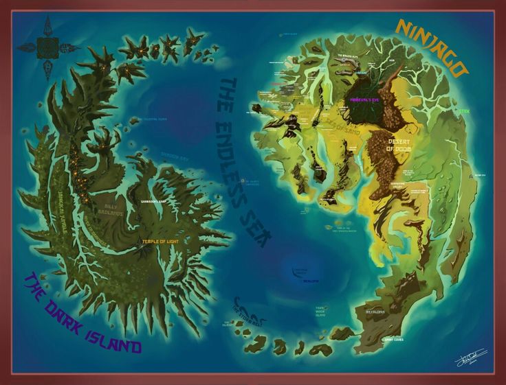 Map of Ninjago